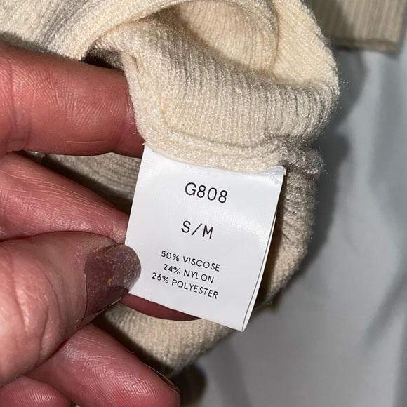 Kerisma Dolman Sweater Ivory Cream Size Small Medium Style G808 - Picture 5 of 7